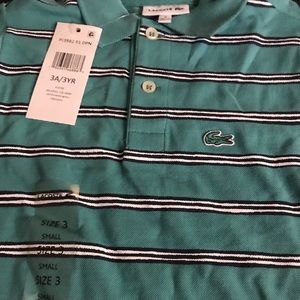 Toddler Lacoste Short Sleeve Shirt